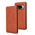 thumbnail image 4 of Folio Phone Case for Google Pixel 9 Magnetic Kickstand Cover with Camera Protection Brown, 4 of 7