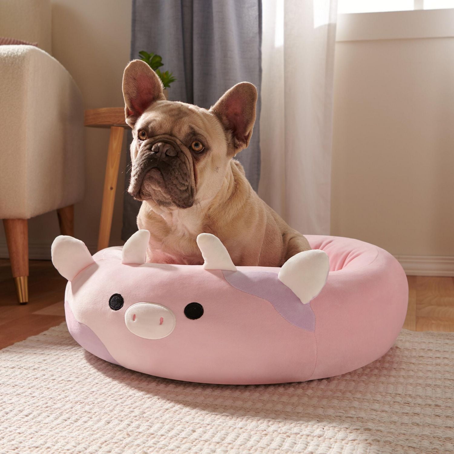 Squishmallows Dog Bed - Cat Bed Bed - Patty the Cow (Multiple Sizes)