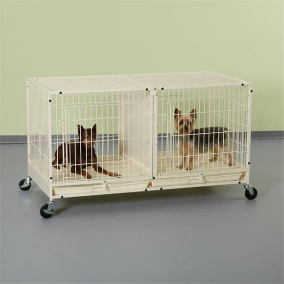 PS Color Modular Cage with Plastic Tray Ivory S