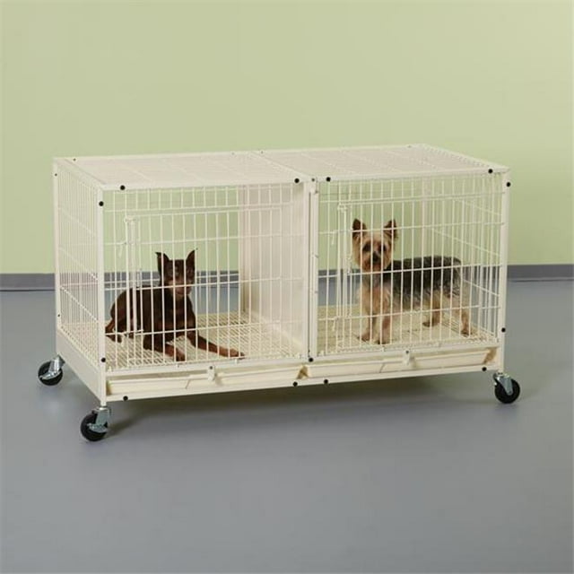 PS Color Modular Cage with Plastic Tray Ivory S
