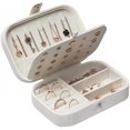 thumbnail image 1 of Jewellery Box Premium Jewellery Organiser Case Pu Leather Various Compartments HFW, 1 of 5
