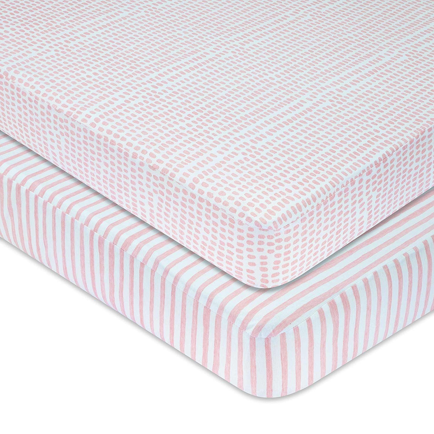 mauve crib sheet