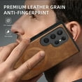 thumbnail image 5 of for Samsung Galaxy S25 Ultra Premium PU Leather + TPU Back Case, Magsafe Anti-Scratch Lightweight Ultra Slim Shockproof Protective Anti-Fall Business Phone Case for Samsung Galaxy S25 Ultra, Brown, 5 of 9