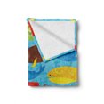 thumbnail image 2 of Whale Soft Flannel Fleece Throw Blanket, Nursery Themed Repeating Pattern of Colorful Cartoon Various Ornamental Whales, Cozy Plush for Indoor and Outdoor Use, 60" x 80", Multicolor, by Ambesonne, 2 of 6
