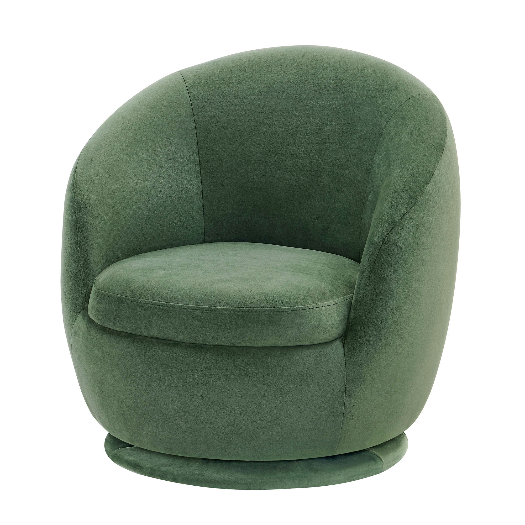 Better Homes & Gardens Mira Kids Swivel Chair, Olive Velvet
