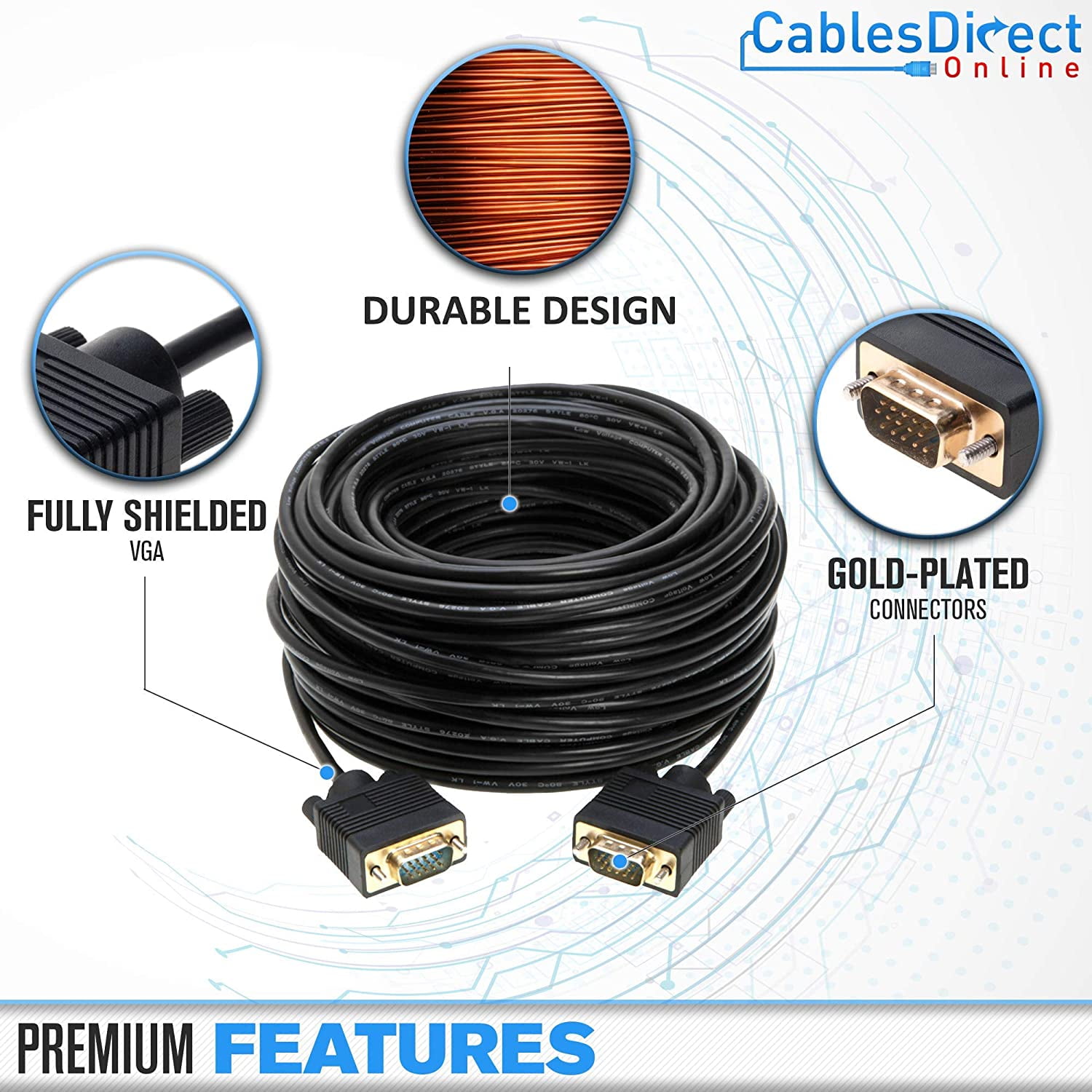 Cables Direct Online 50FT SVGA Monitor 
