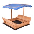 thumbnail image 1 of Costway Beach Cabana Sandbox Rétractable W / Banquette à Baldaquin Enfants Jeu en Plein Air, 1 of 8