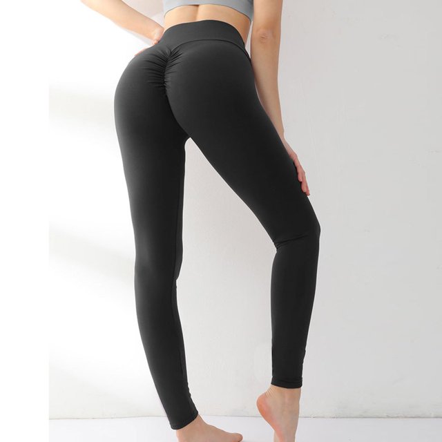 Pantalons pour Femmes Taille Haute Mode Décontractée Femmes Solide Span Dames Taille Haute Pantalons Larges Pantalons de Yoga Pantalons Complets Liquidation