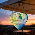 thumbnail image 5 of Two Dimensional Sea Glass Heart Friendship Keepsake, Translucent Light Catching Ornament, Thoughtful Gift For Loved Ones, Desk Shelf Or Table Display, Durable Coastal Style Home Decor Accent Piece, 5 of 7
