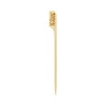 thumbnail image 2 of Natural Bamboo Paddle Skewer - Medium Rare Label - 4" - 1000 count box, 2 of 3