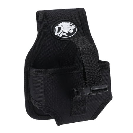 

Mini Portable Tape Measure Waist Bag Thickened Tapeline Tool Bag (Black)