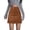 Brown, variant on Ediodpoh Leather Pencil Skirt Women Mini Pu High Waisted Elasticity Punk Style Tight Skirt Women's Skirts Brown M