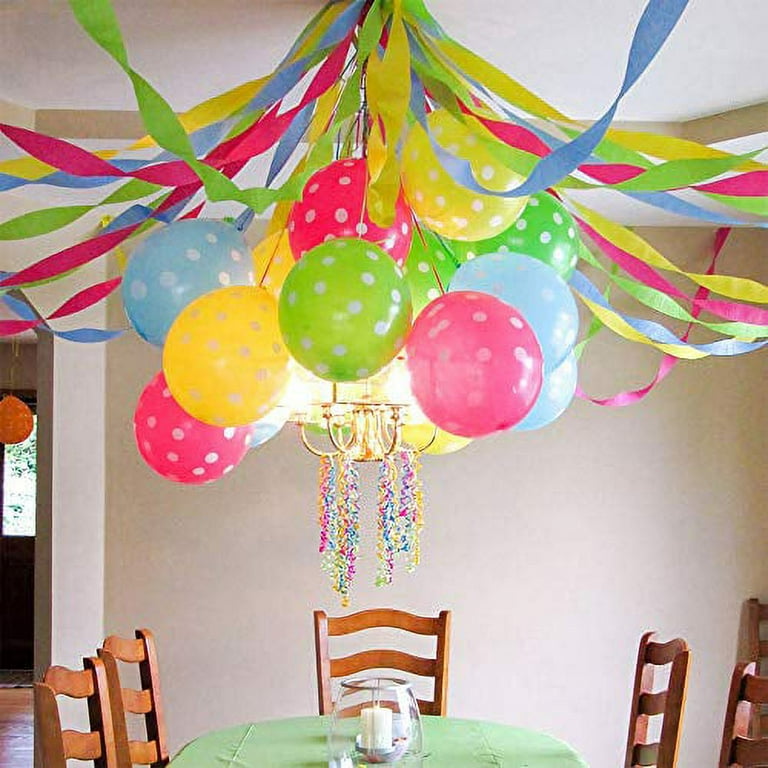 8 Rolls Crepe Paper Streamers for Wedding Streamers Birthday