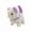 Purple, variant on ToyKingdee Walking Cat Toy Repeat What You Say Interactive Plush with Dress Glowing Singing Musical Plush Toy Tail Wagging Christmas Birthday Gifts