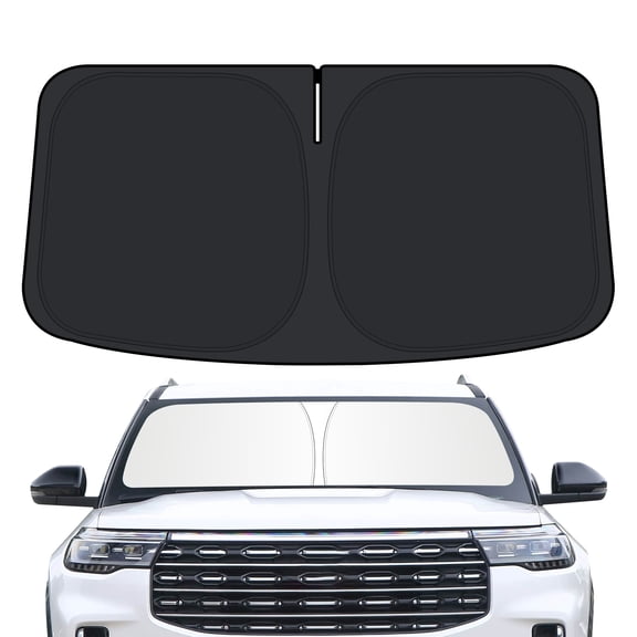 Windshield Sunshade for Ford Explorer 2020-2024 2025 2026, Sun Visor for Front Windshield & Window Sun Shade Cover, UV Heat Blocker & Protector, Car Accessories