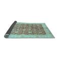 thumbnail image 2 of Ahgly Company Indoor Rectangle Oriental Light Blue Traditional Area Rugs, 2' x 3', 2 of 4