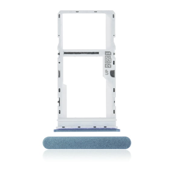 Replacement Dual Sim Card Tray Compatible For Motorola Moto G10 (XT2127-2 / 2021) (Aurora Gray)