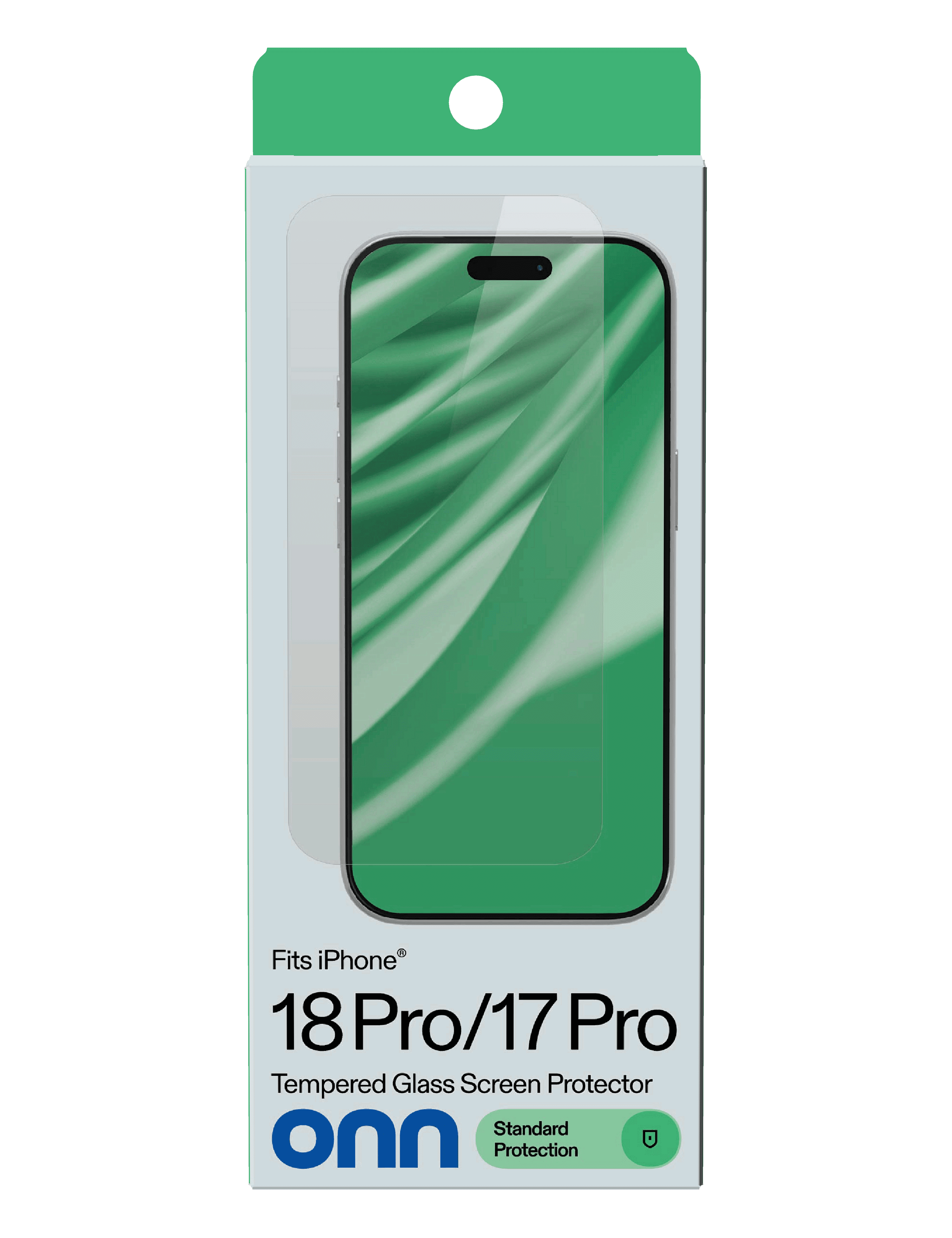 onn Glass Screen Protector with Easy Application Tray for iPhone 18 Pro  & iPhone 17 Pro