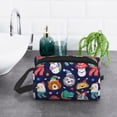 thumbnail image 6 of XMXT Large Capacity Makeup Pouch Bag, Funny Animal Cartoon Portrait Make Up Storage Bag Cosmetic Travel Toiletry Bags for Women Men, One Size, 6 of 9