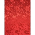 thumbnail image 3 of Brocade Roses Satin, 60" Wide, Sells by the Yard from Sal Tex Fabrics, Red, 3 of 3