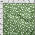thumbnail image 2 of oneOone Tissu Jersey Coton Vert Forêt Texture & Triangle Géométrique Matériel de Couture Tissu Imprimé au Mètre 58 Pouces de Large, 2 of 4