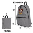 thumbnail image 4 of Harry Potter Gryffindor Crest Lightweight Backpack for Work School Daily Use Packable for Travel, 4 of 5