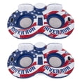 thumbnail image 1 of Intex 56855VM Inflatable American Flag 2 Person Pool Float with Cooler (2 Pack), 1 of 10