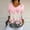 Light Green, variant on WCJM Football Shirts for Womens Shirts Women's Breast Cancer Awareness Print Shirt V Neck T Shirt