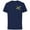 Navy, variant on Disney Alphabet Monogram Letter P for Peter Pan - Short Sleeve Cotton T-Shirt for Adults - Customized-Black