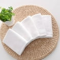 thumbnail image 2 of 21 Piezas Toallas Algodón Blanco Calidad Superior del Hotel Toallas de Mano de Cara Suave 30X30cm, 2 of 5