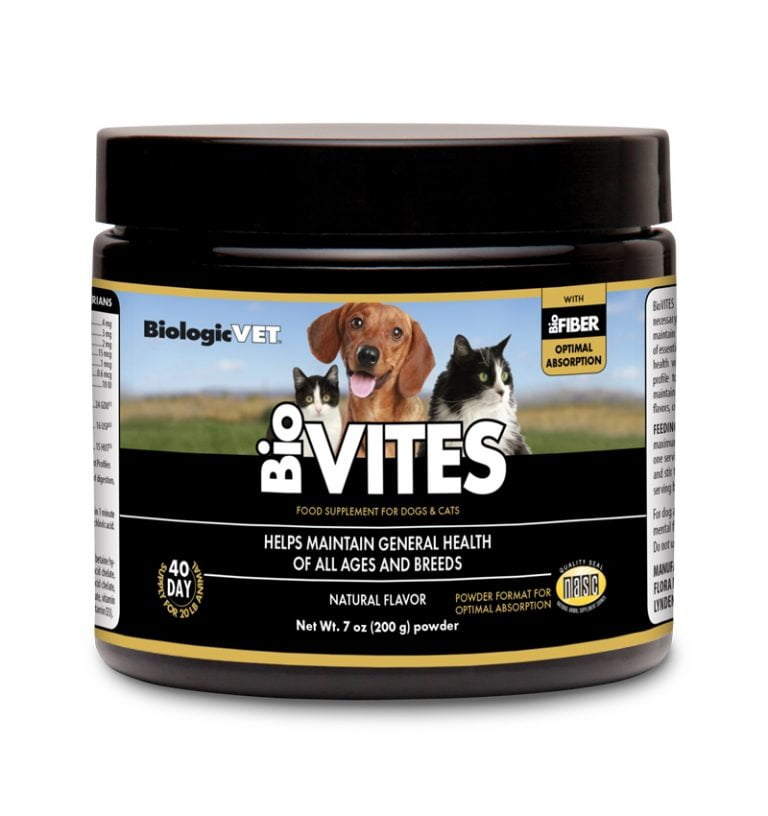 BioVites Complete MultiNutrient Supply for Dogs & Cats BiologicVet 7