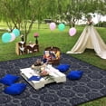 thumbnail image 3 of Extra Large Picnic Blankets Waterproof Foldable (60 "x 80") Beach Blanket Waterproof Sandproof,3-Layer Thicking Mat Outdoor Packable Camping Blanket, 3 of 6