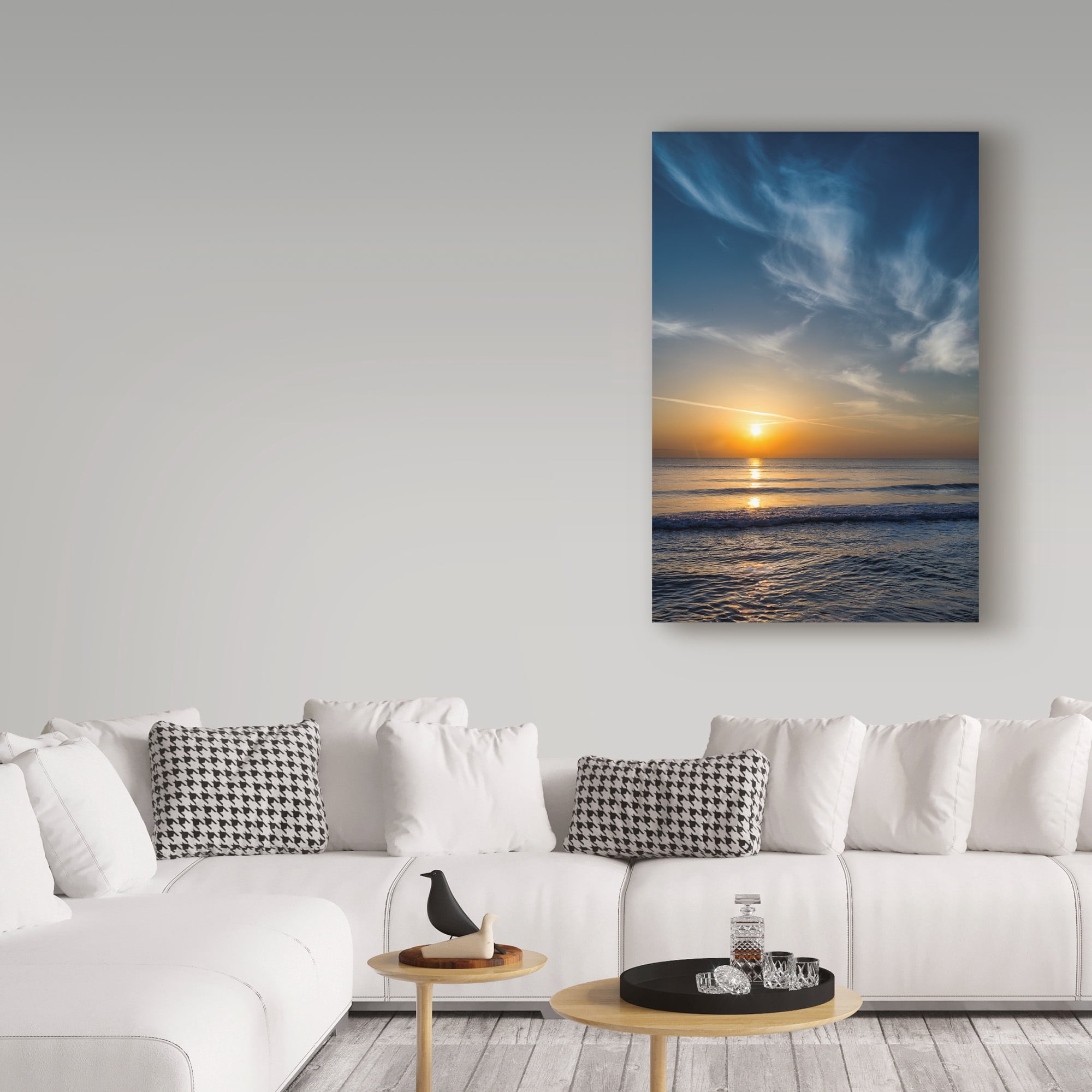 Trademark Fine Art 'Sun Coastline' Canvas Art by Giuseppe Torre