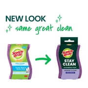 Scotch-Brite Dobie Stay Clean Scrubbers, 2 Count