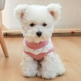 thumbnail image 4 of Small Dog Sweater Warm Pet Sweater Cute Knitted Flowers Blossoming Dog Sweaters For Small Dogs Girls Boys, Cat Sweater Dog Sweatshirt Clothes Coat Apparel For Small Dog Puppy Kitten Cat, 4 of 6