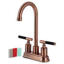 Kingston Brass KB849CKLAC Kaiser Bar Faucet, Antique Copper