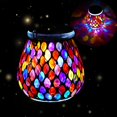 thumbnail image 1 of Farol solar con forma de mosaico Nomoluke, 10 x 11 cm, impermeable para exteriores, 1 of 7