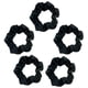 thumbnail image 4 of coleteros de satén para niñas y elegantes lazos de satén para el cabello para mujer, lindo coletero de satén para peinar, paquete de 5 (negro) Zefei Wu 9024735043867, 4 of 5