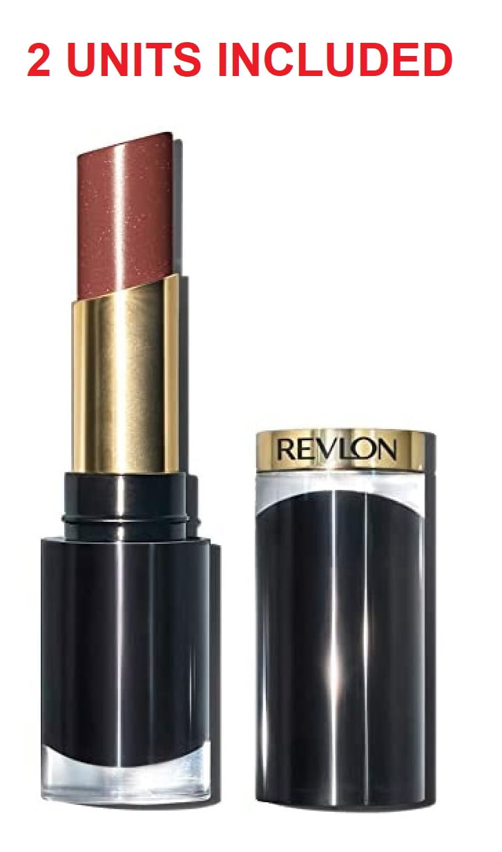 2 Pack Revlon Super Lustrous Glass Shine Lipstick 008 Rum Raisin