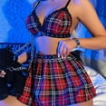 thumbnail image 3 of Gibobby Conjunto de lencería Sexy Conjunto de sujetadores sexy súper push-up para mujer, lencería transparente, brasier de encaje y bragas a juego para mujer(Rojo, M), 3 of 5