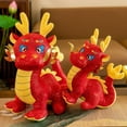 thumbnail image 5 of 2025 Lunar New Year Dragon Plush Toy, Chinese Zodiac Mascot Stuffed Animal With Realistic 3D Design, Ultra Soft Plush And Pp Cotton Material For Home Decoration And Gift Giving, 5 of 7