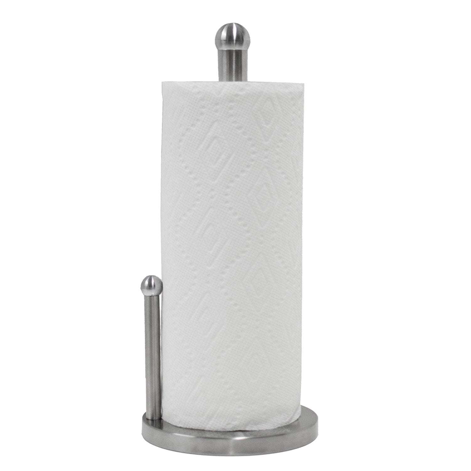 Chrome 13 Inch Basics Stand-up Button Paper Towel Holder