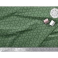 thumbnail image 2 of Soimoi Green Cotton Poplin Fabric Scales Geometric Print Fabric by the Yard 42 Inch Wide, 2 of 3