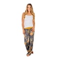 thumbnail image 4 of iniber Women's Comfy Pajama Pants Casual Lounge Pant Wide Leg Palazzo Stretch Drawstring Bottoms, 4 of 5