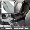 thumbnail image 4 of 1 Pair Car Armrest Covers Fold Down Armrest Seats Decor Covers for Honda Odyssey 2000-2011 Gray, 4 of 6