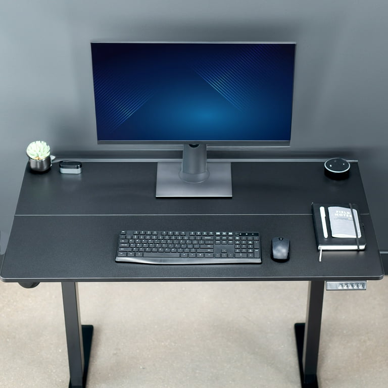 ★VIVO VIVO Ergonomic Office Table, Black Electric 44