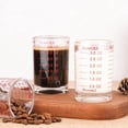thumbnail image 3 of 1 PACK Measuring Cup Shot Glass 3 Ounce/90ML Liquid Heavy Glass Red Scale, 3 of 5