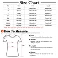 thumbnail image 5 of Women's Casual 3/4 Sleeve Tops Summer Square Neck T Shirts Ruffle Loose Fit Tunic Blouses, 5 of 5