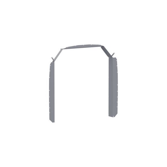 Holman Cloison de Cloison 40669TM pour Modèle Holman 40660/40661/40665; Revêtu de Poudre; Gris; Acier