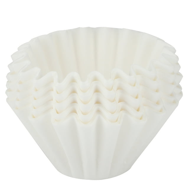 Coffee Filters Small Coffee Paper Filters, 50Pcs Cake Cup Shaped Wavy Disposable Coffee Filter Paper Replacement for Coffee Making